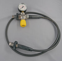 Overflow hose for compressed air up to 400 bar, with...